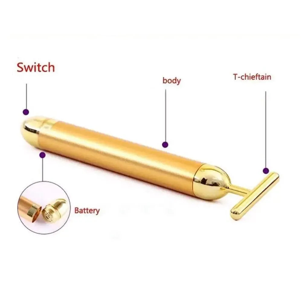 24k gold energy beauty bar massager