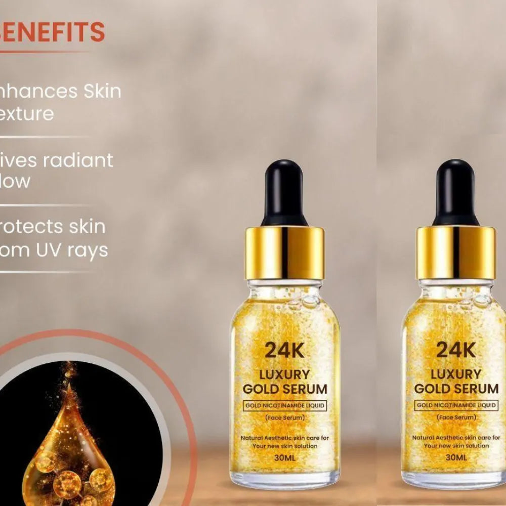 24k gold face serum (pack of 2)