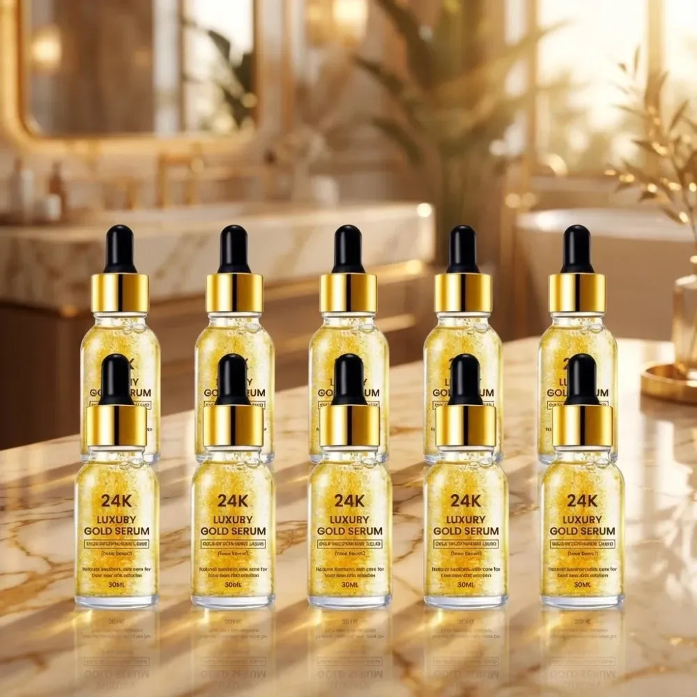 24k luxury gold face serum (pack of 2)