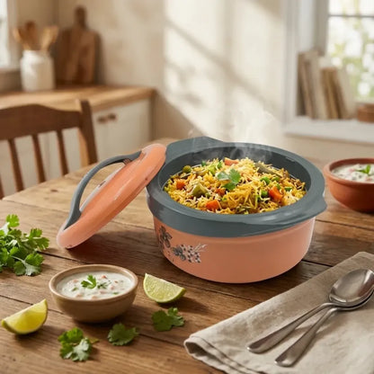 2500ml stainless steel insulated casserole - home & kitchen