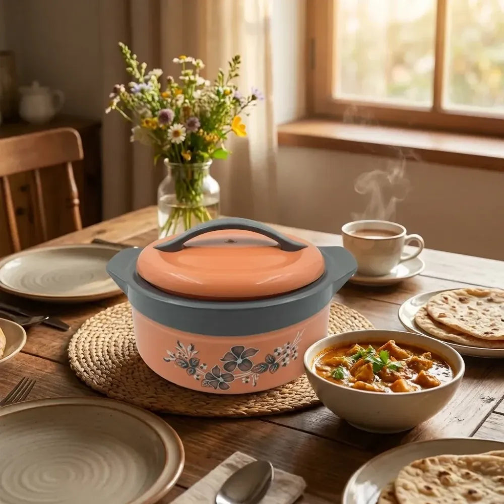 2500ml stainless steel insulated casserole - home & kitchen