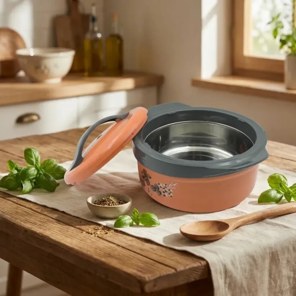 2500ml stainless steel insulated casserole - home & kitchen
