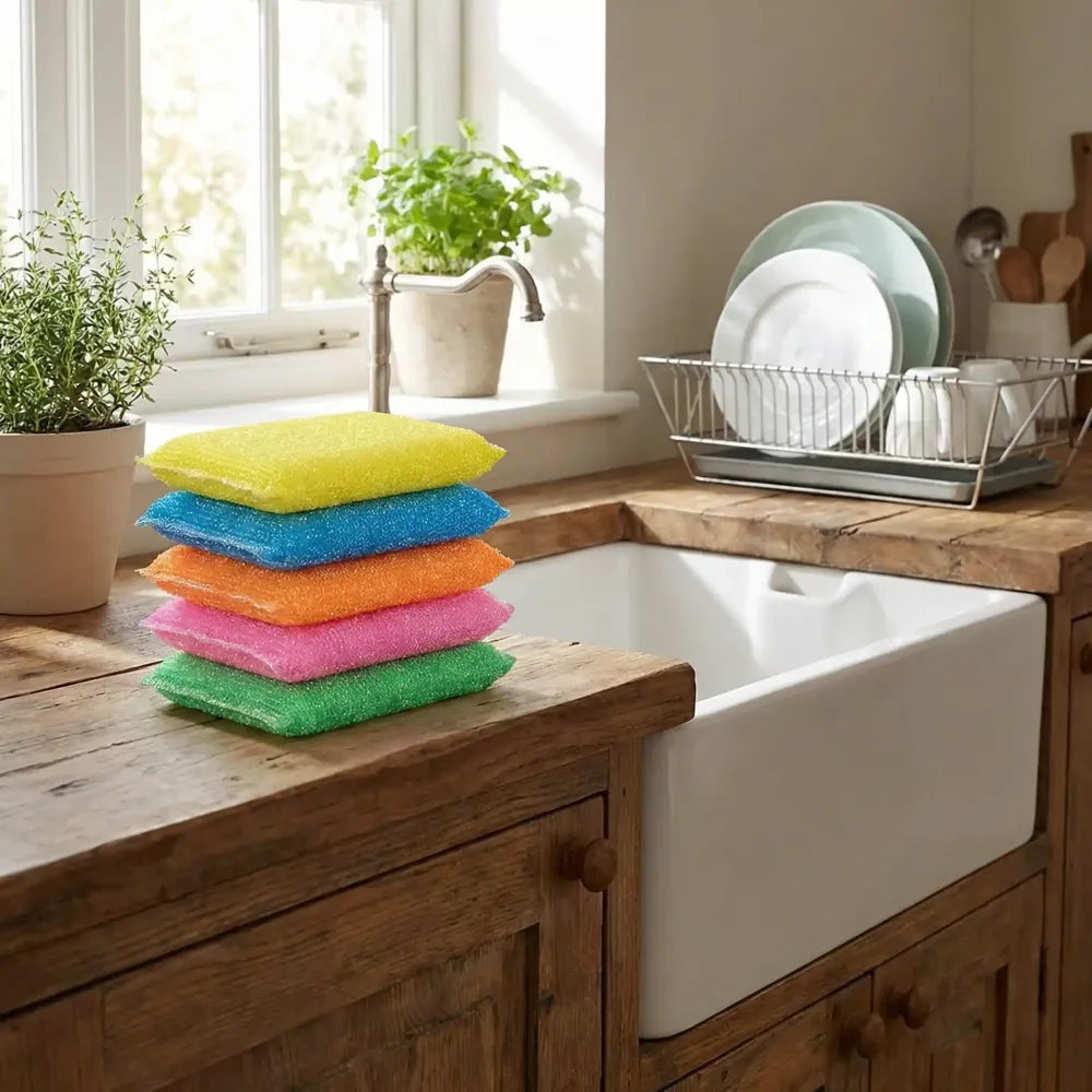 2626 scratch proof kitchen utensil scrubber pad (pack of 12) - home &