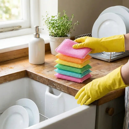 2626 scratch proof kitchen utensil scrubber pad (pack of 12) - home &