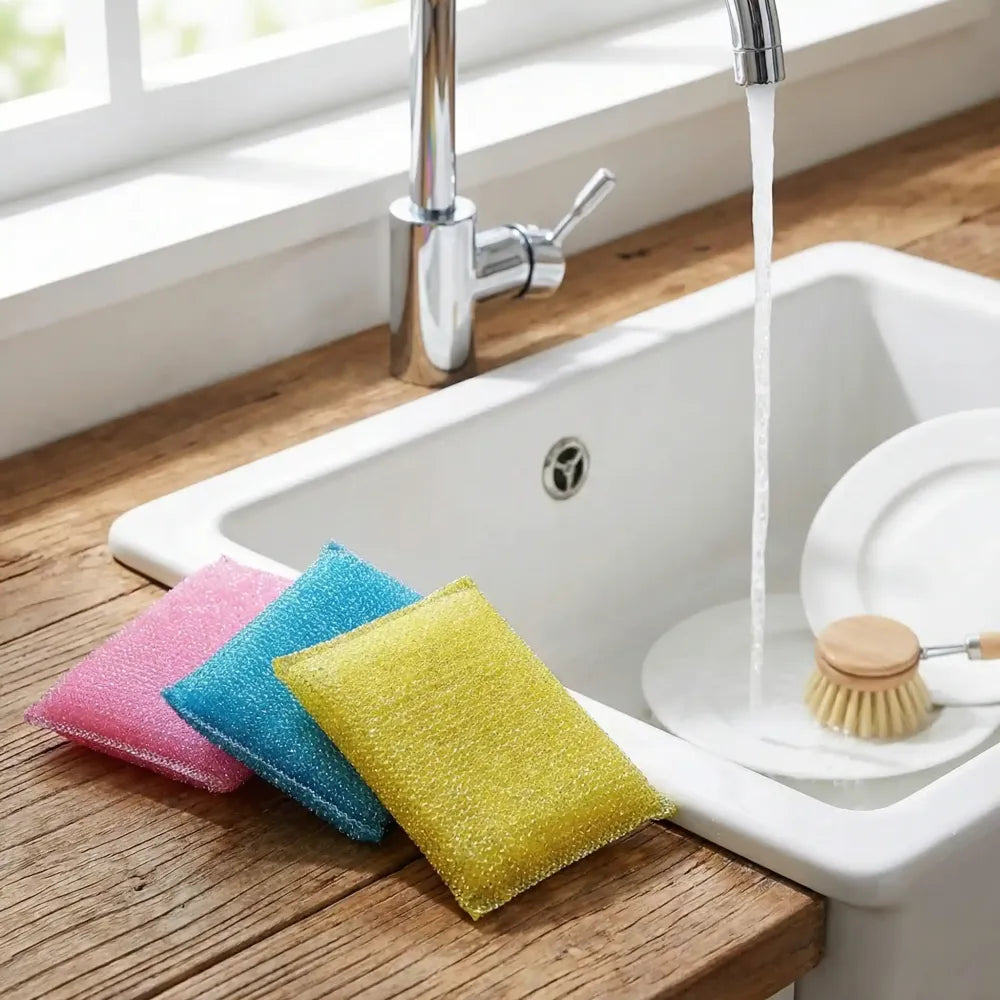 2626 scratch proof kitchen utensil scrubber pad (pack of 12) - home &