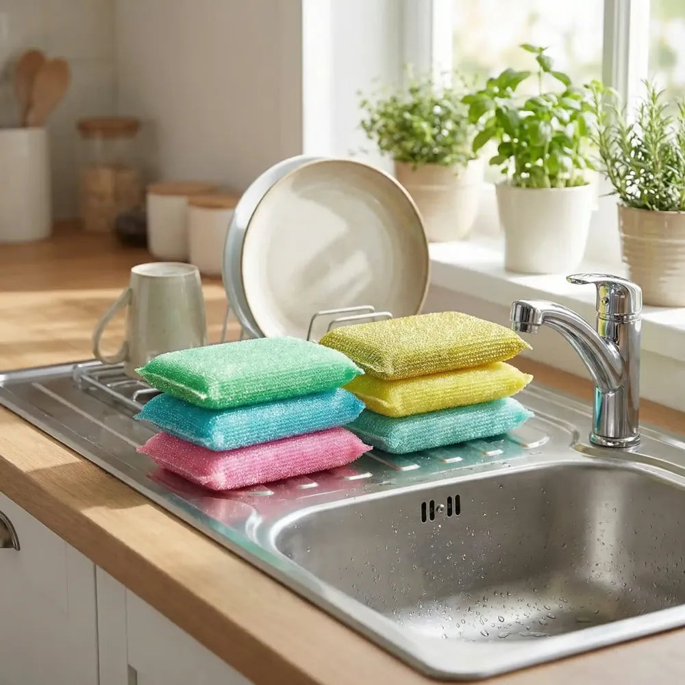 2626 scratch proof kitchen utensil scrubber pad (pack of 12) - home &