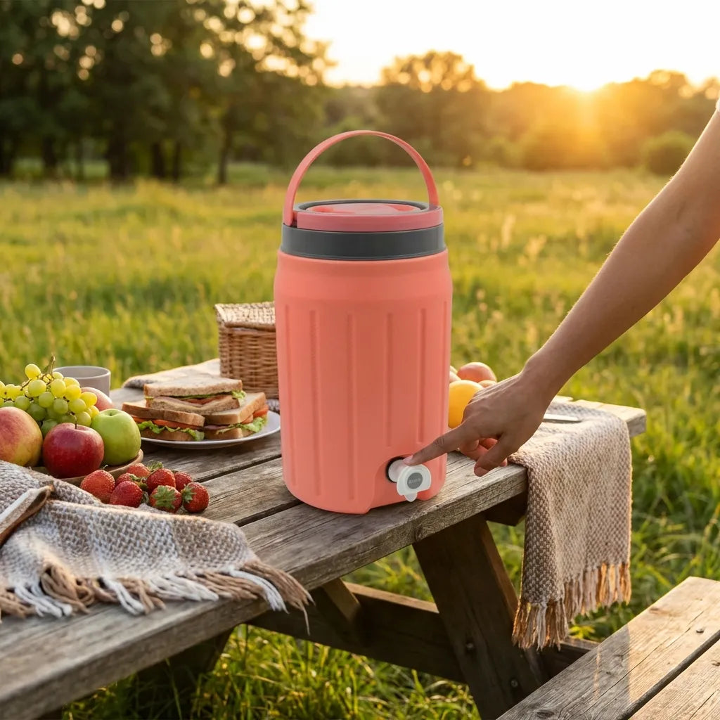 Insulated Plastic Water Rover Jug with Tap