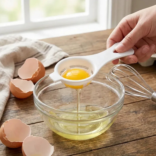 2885 egg yolk separator white filter strainer spoon divider - home & kitchen
