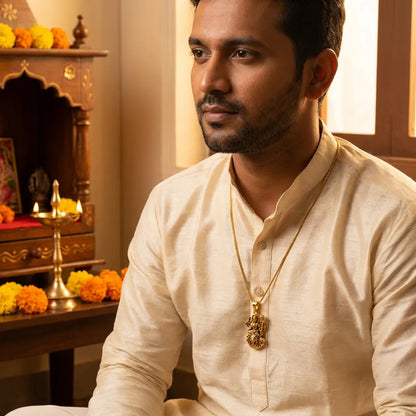 Ambe Mataji Pendant with Chain