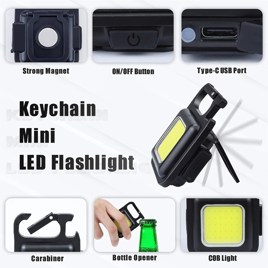 Rechargeable Keychain Mini Torch