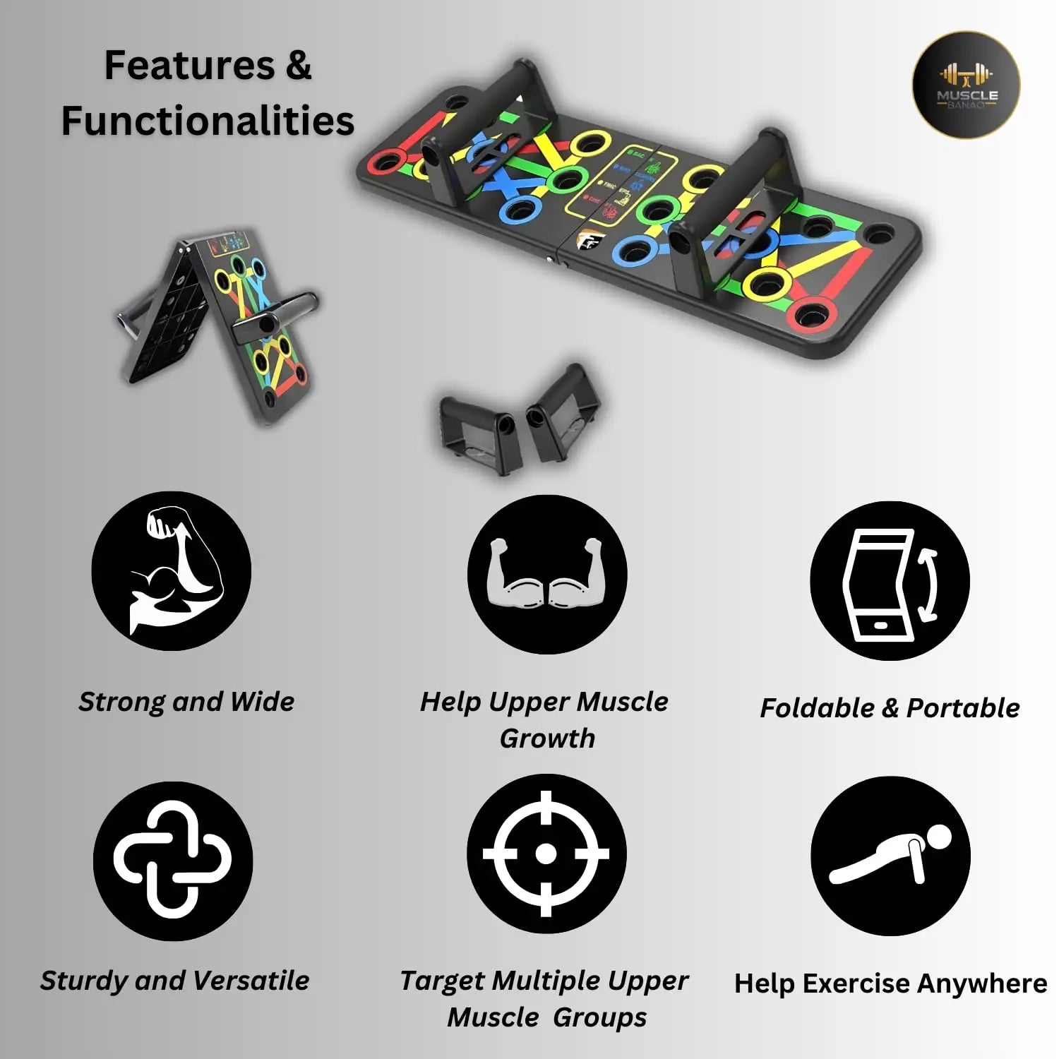 Ultimate push-up training board