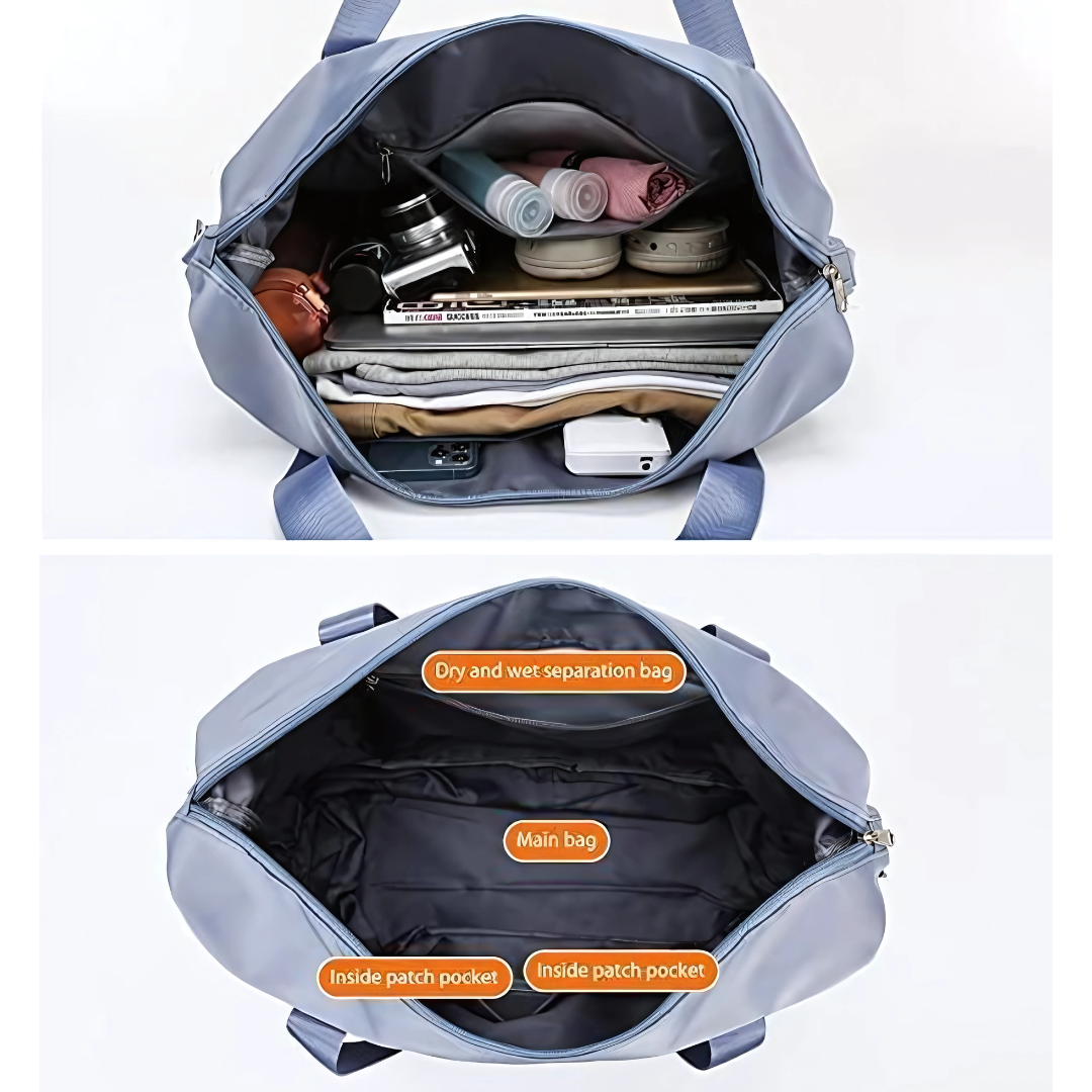 Foldable Polyester Travel Duffel Bag