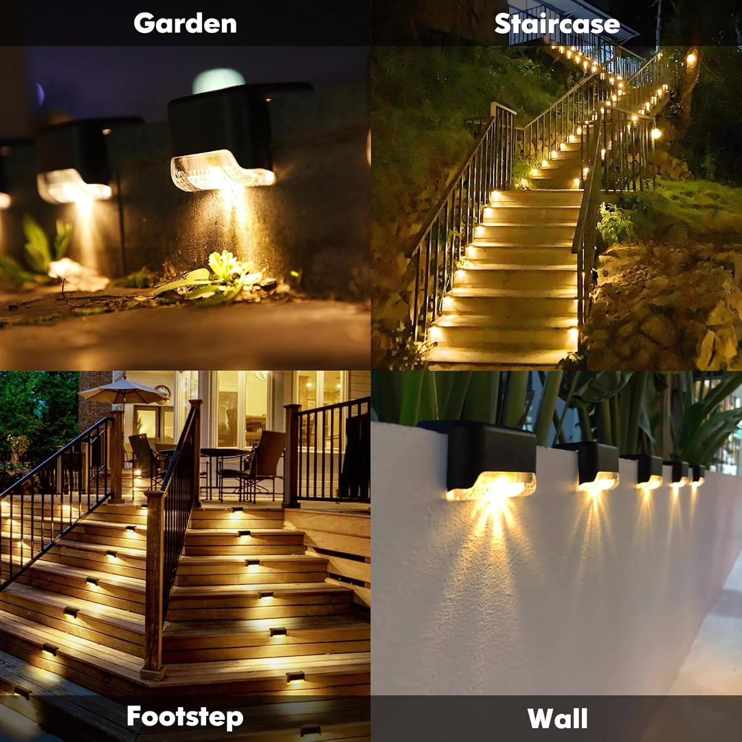 Solar Deck Lights (Pack of 4)