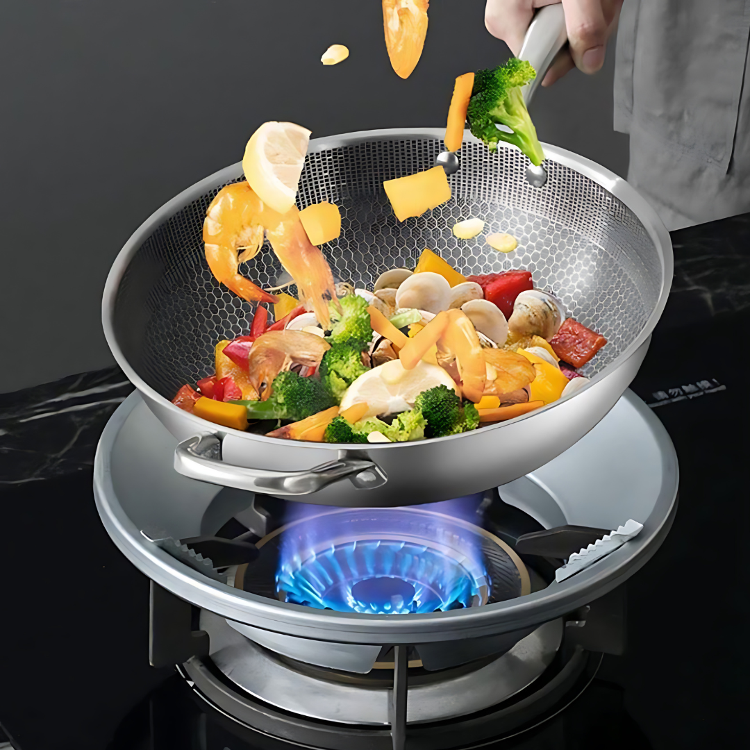 Gas Stove Fire & Windproof Saving Stand