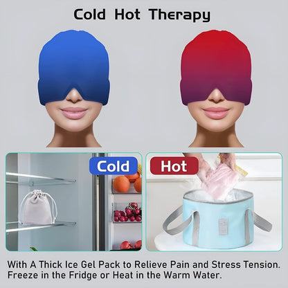 360° Cooling Migraine Relief Cap - Health & Beauty