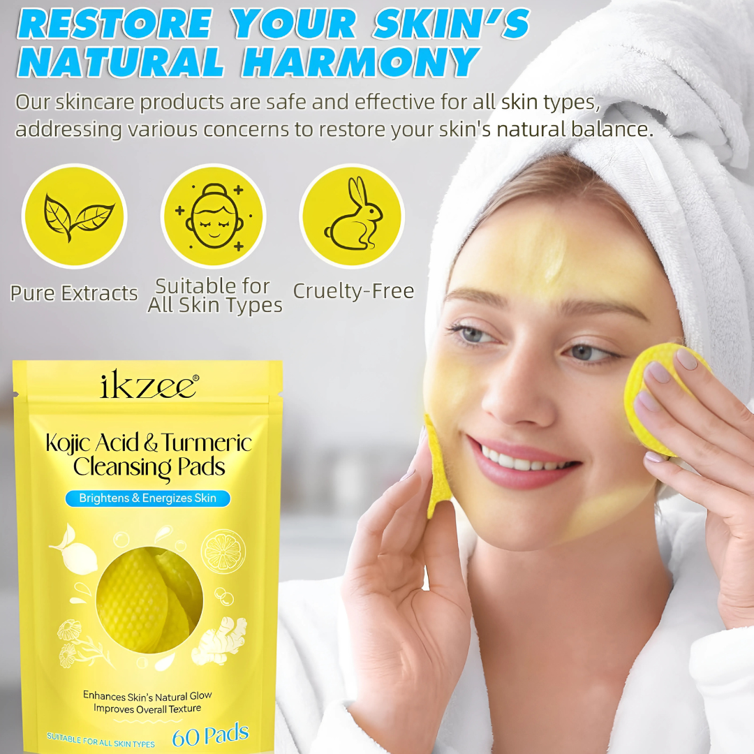 Turmeric Kojic Acid Cleansing Pads