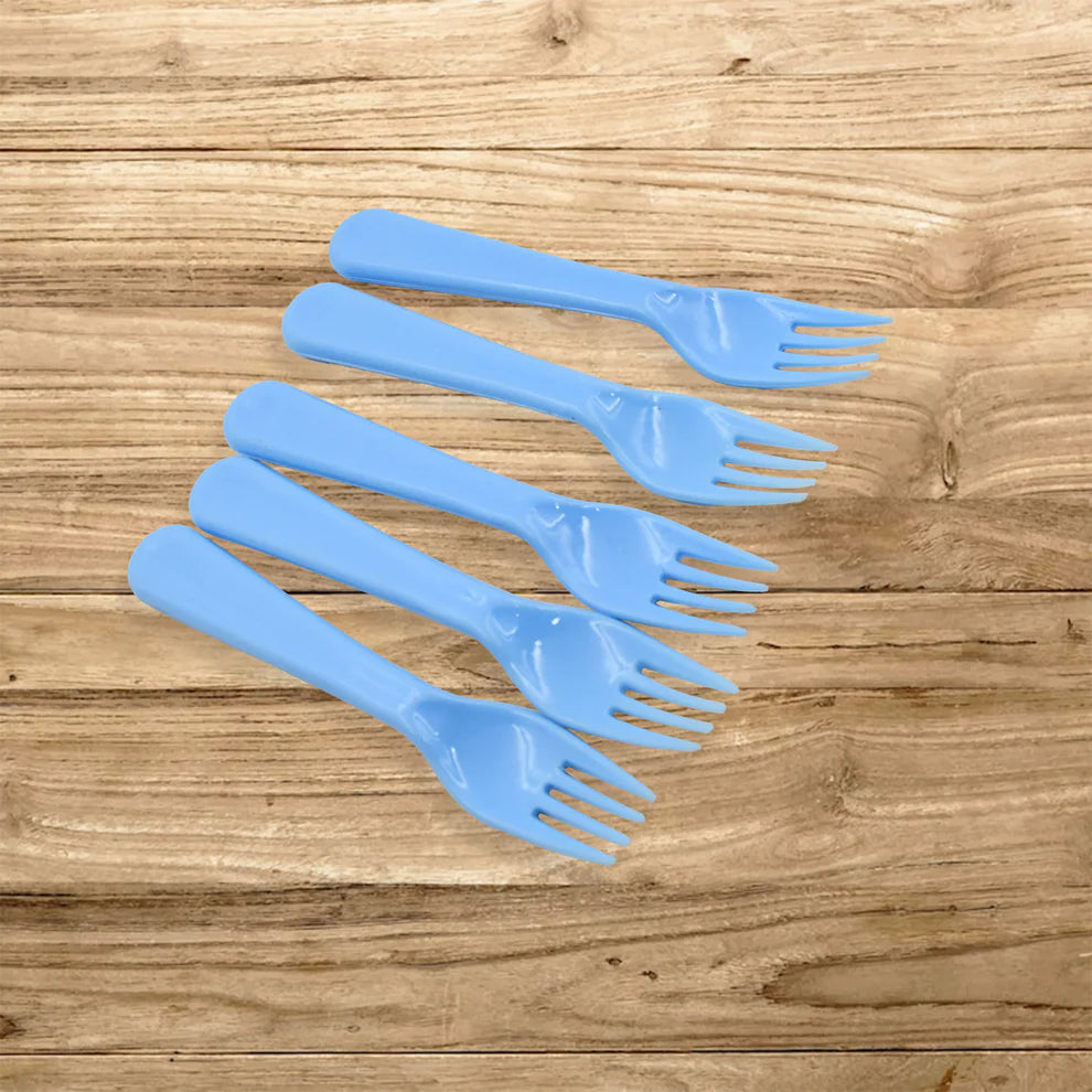 Reusable plastic fork set – 5 pcs