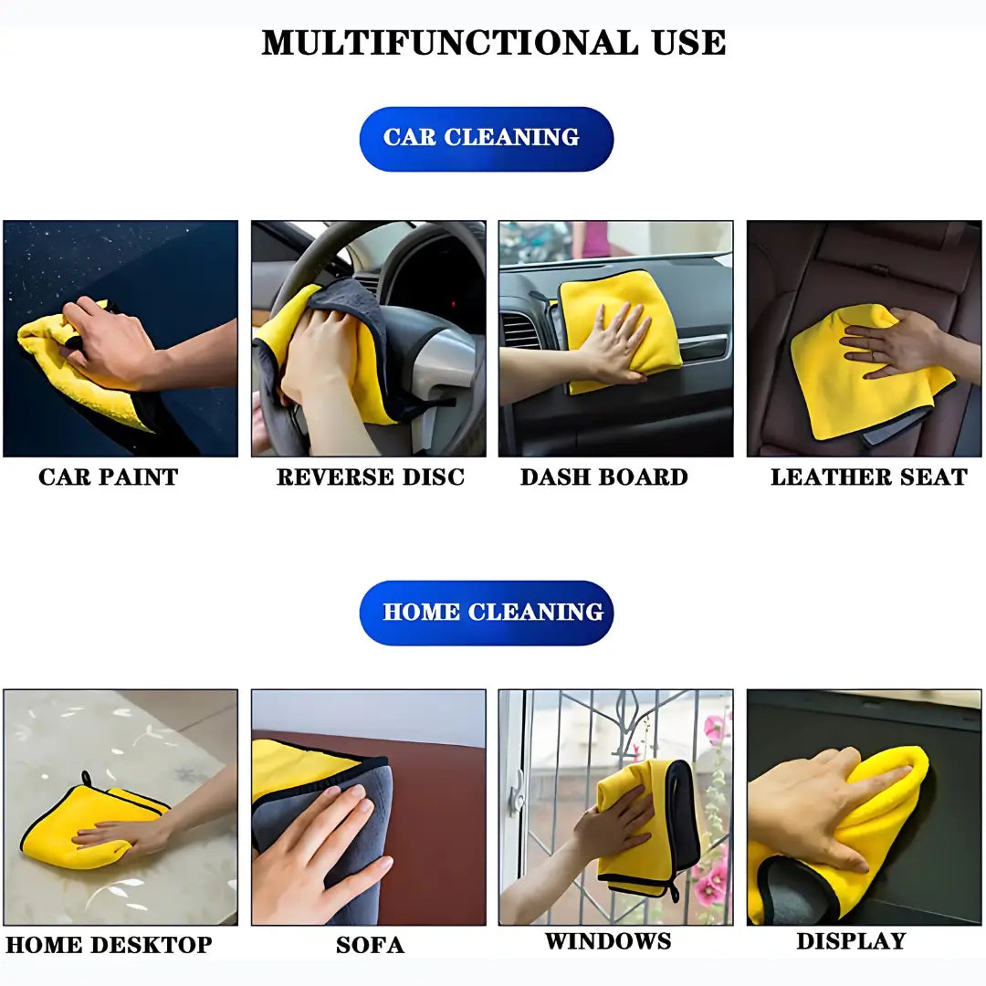Microfibre cleaning cloth