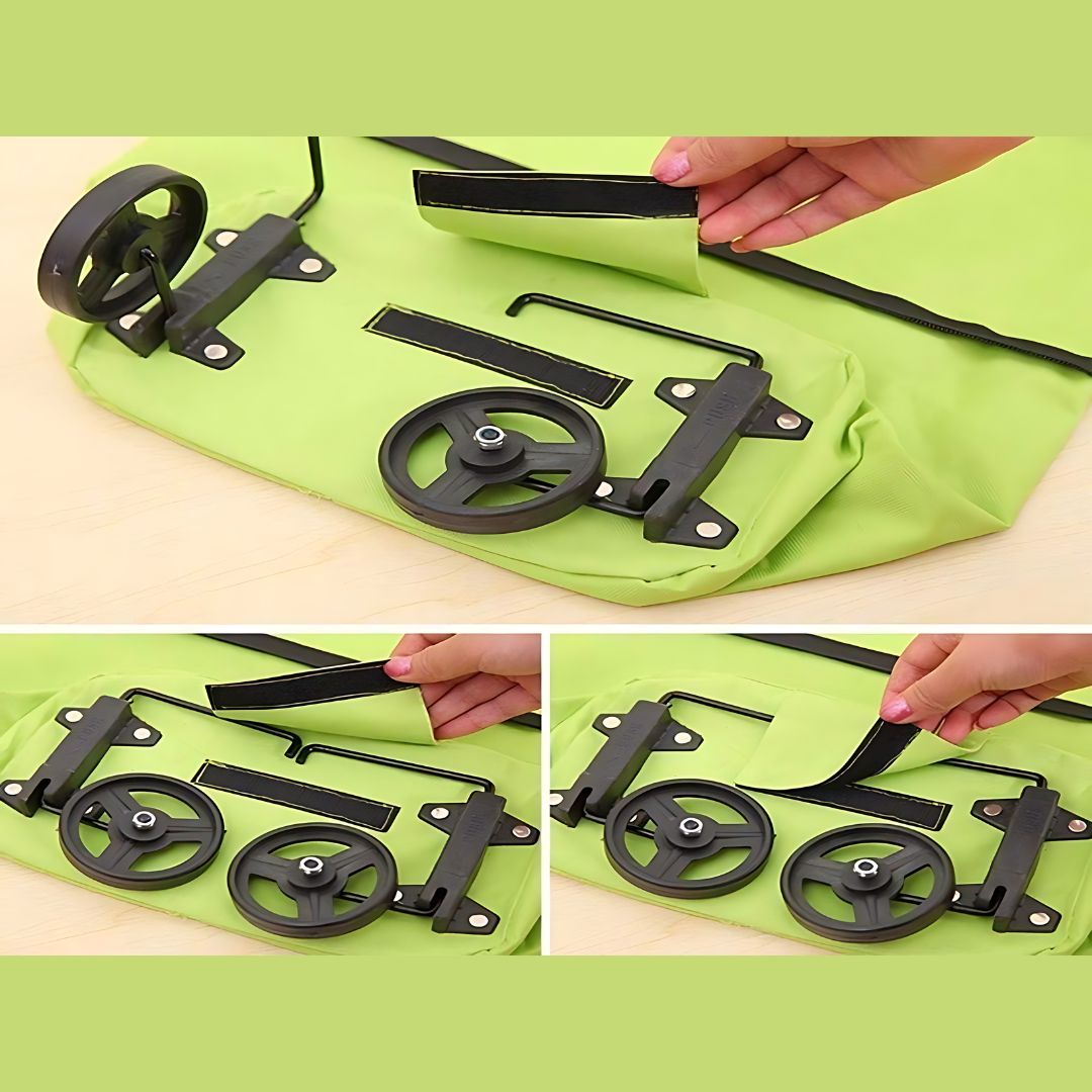 Foldable Shopping Trolley Bag with Wheels