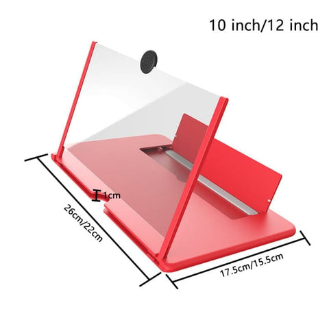 Portable 12x view f3 screen expander 3d magnifier for mobiles and watching movies expanders & magnifiers