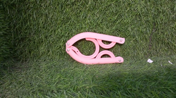 Foldable Travel Hangers with Clips