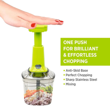 2in1 press vegetable choppers for kitchen (1100 ml) - tool