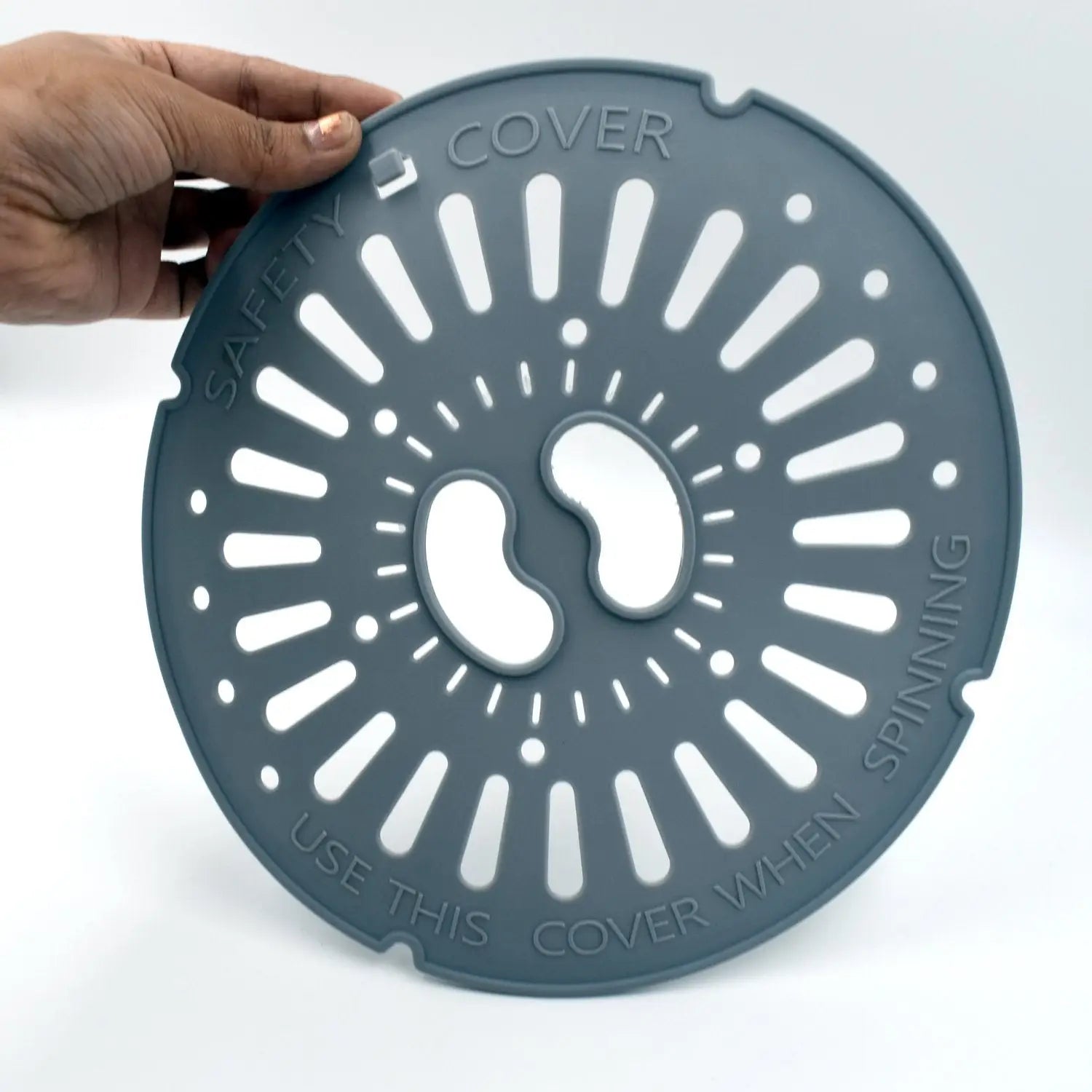 Spin cap safety cover