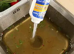 Sink and drain cleaner powder