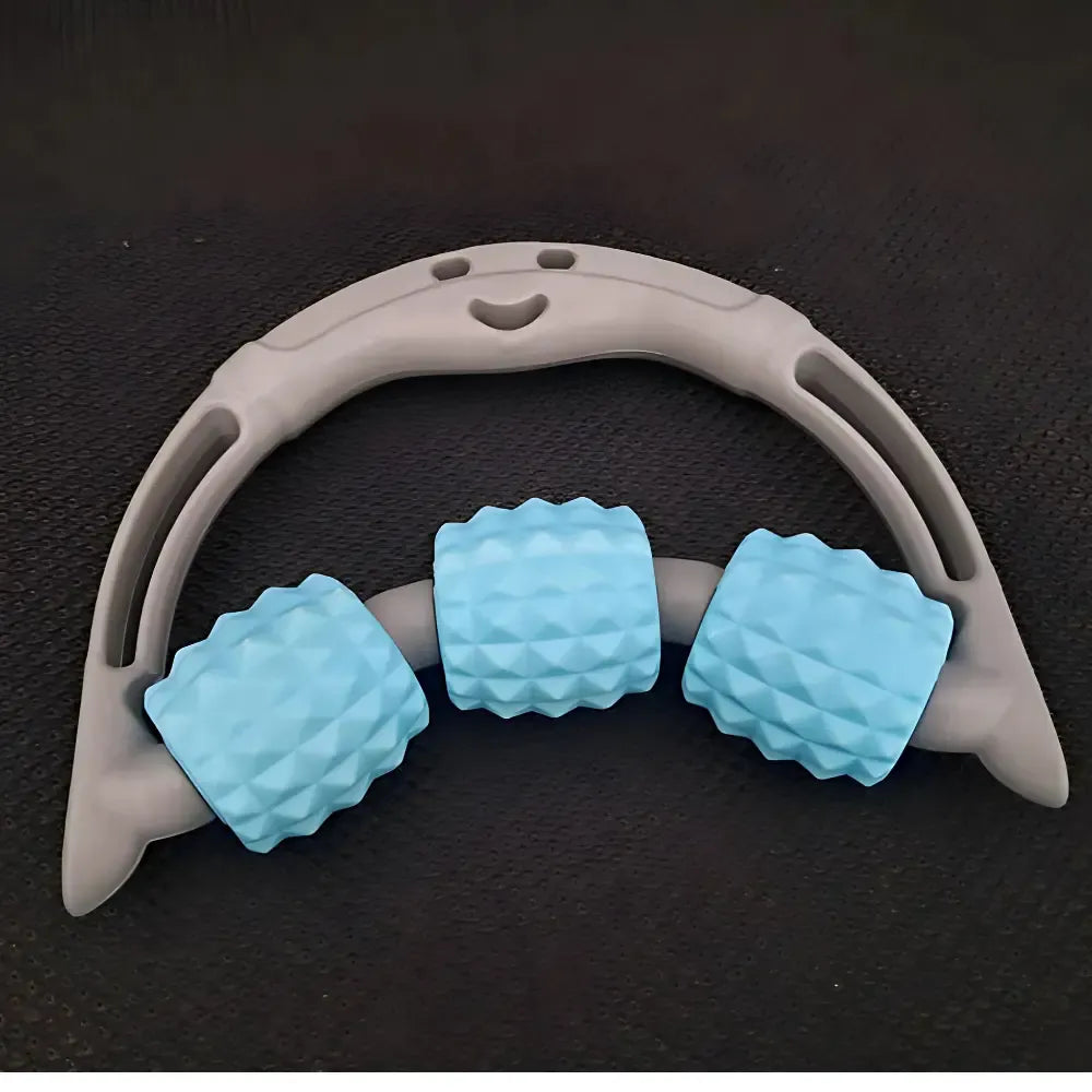 3 ball massage roller – handheld body massager tool