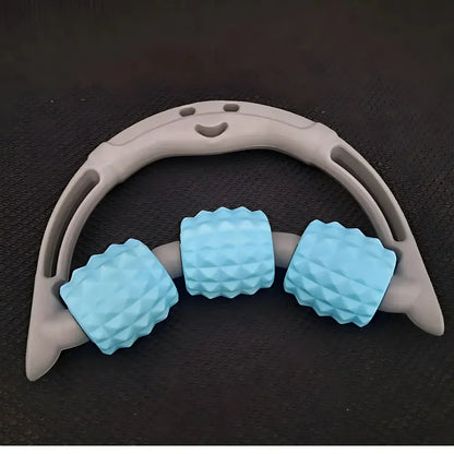 3 ball massage roller – handheld body massager tool