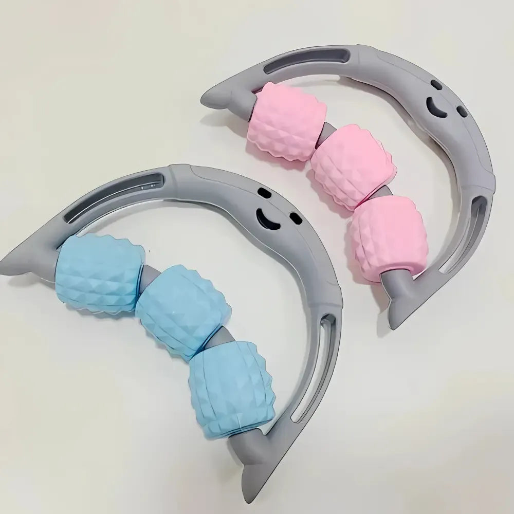 3 ball massage roller – handheld body massager tool