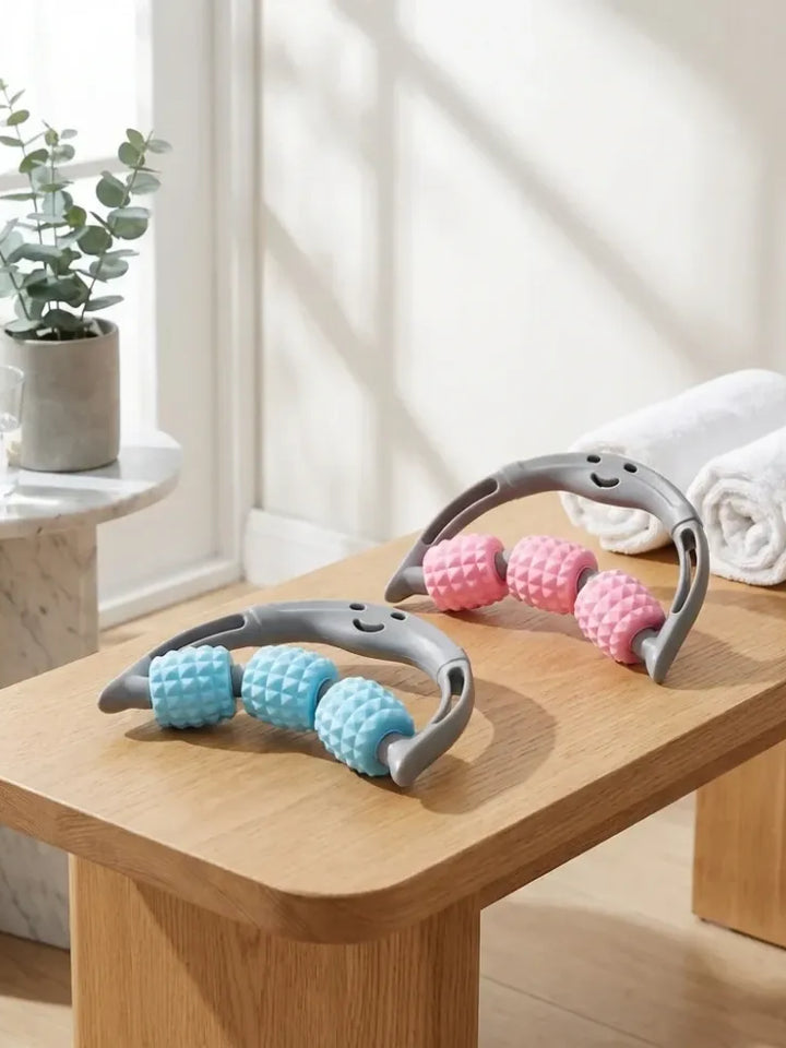 3 Ball Massage Roller – Handheld Body Massager Tool