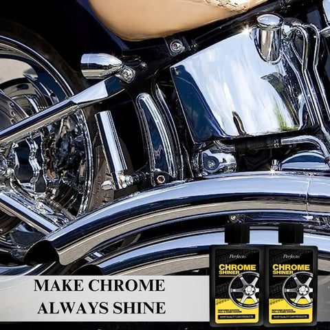 Metal & chrome shiner