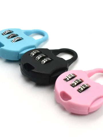 3-Digit Zipper Security Lock
