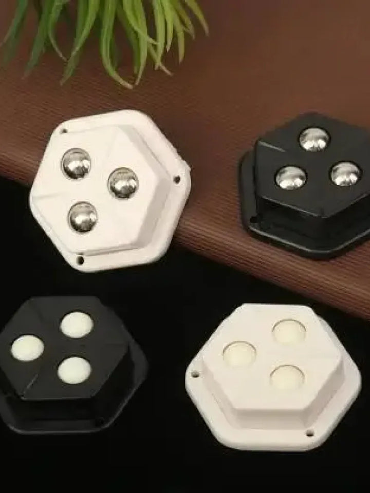 3-Eyed Storage Box Wheels – Pack of 4