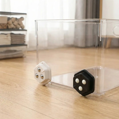 3-eyed storage box wheels – pack of 4