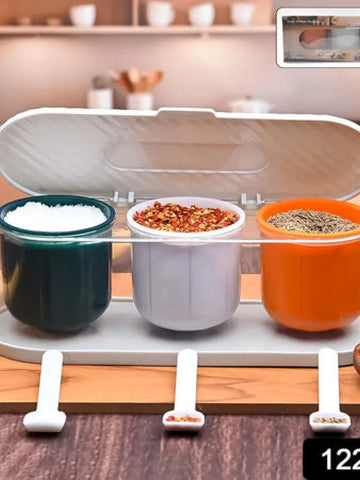3-Grid Spice Storage Box