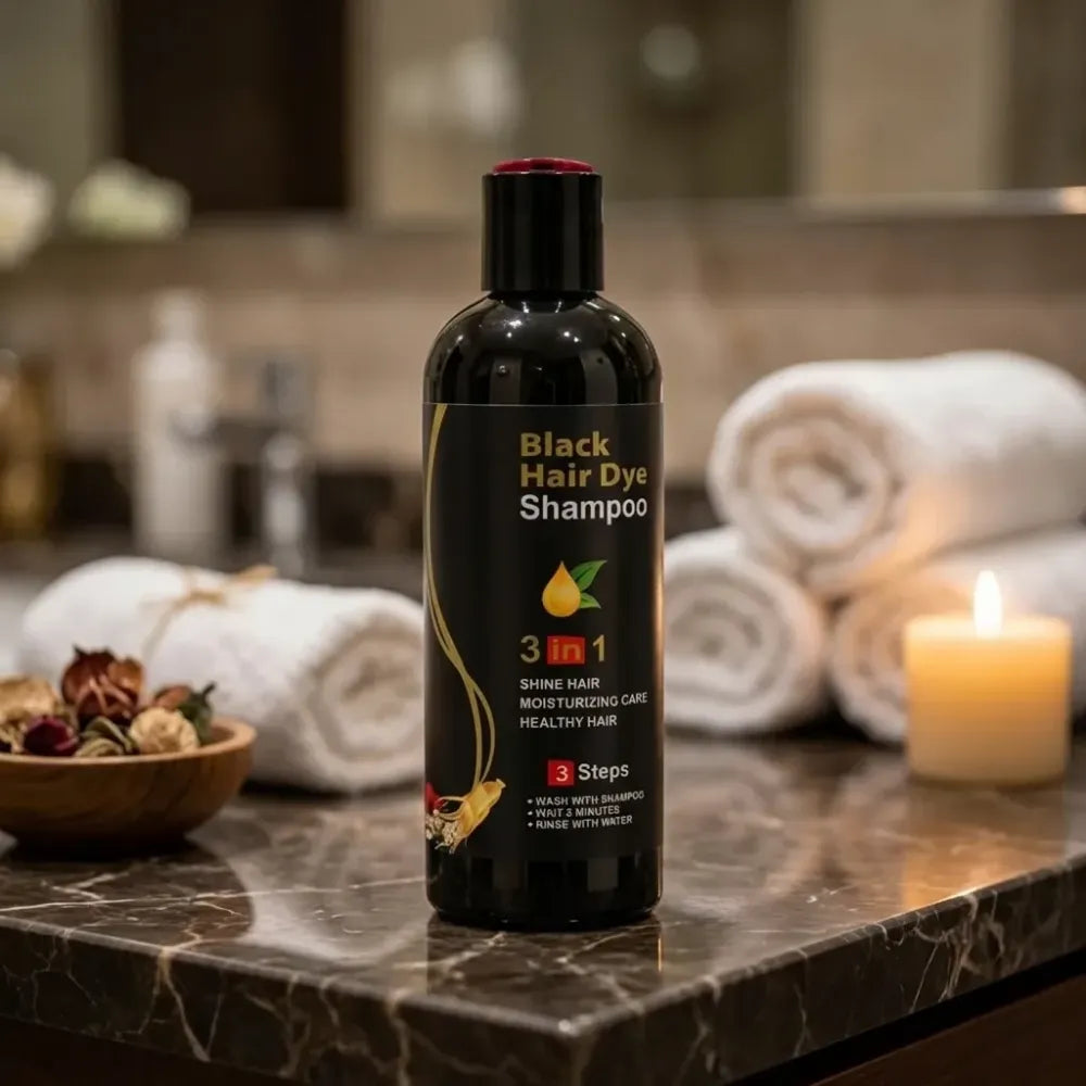 3 in 1- black hair shampoo 100ml (pack of 2)