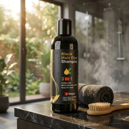 3 in 1- black hair shampoo 100ml (pack of 2)