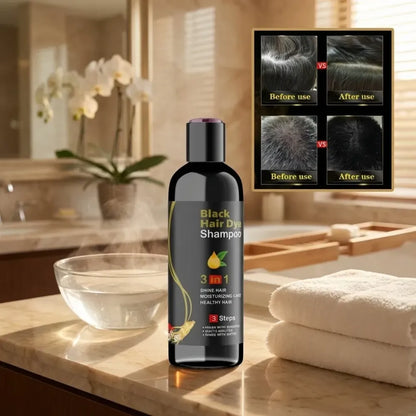 3 in 1- black hair shampoo 100ml (pack of 2)
