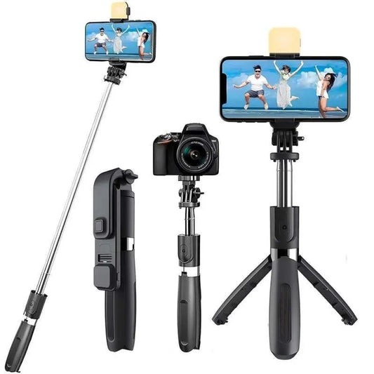 3-in-1 bluetooth tripod