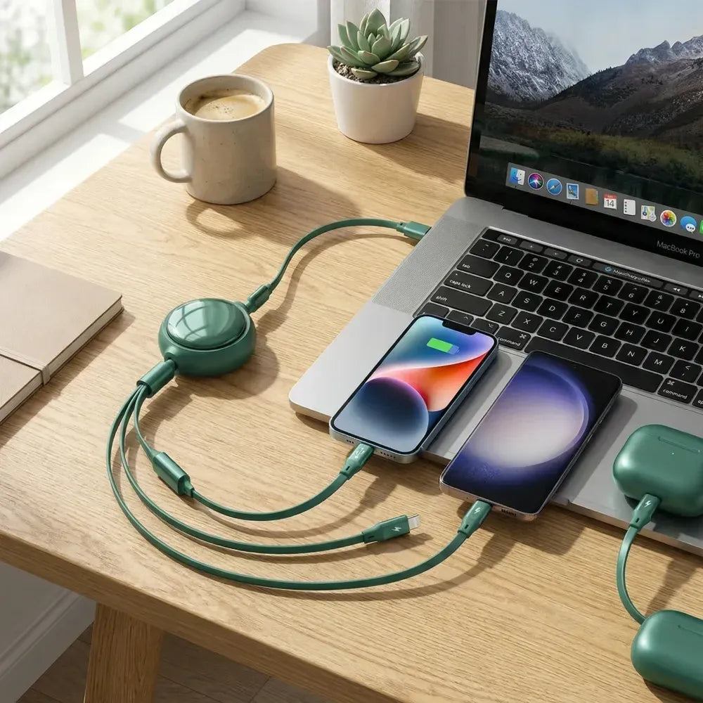 3 in 1 charging data cable