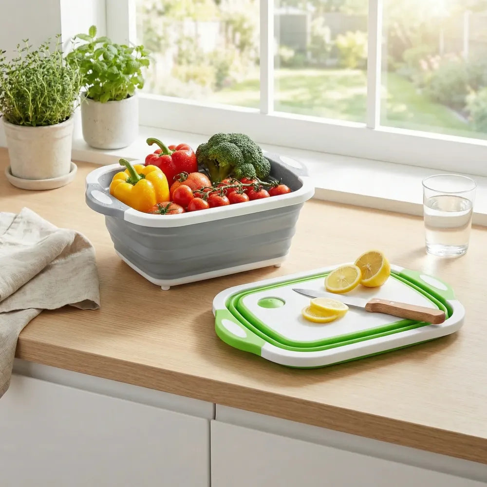 3-in-1 collapsible kitchen helper - tool