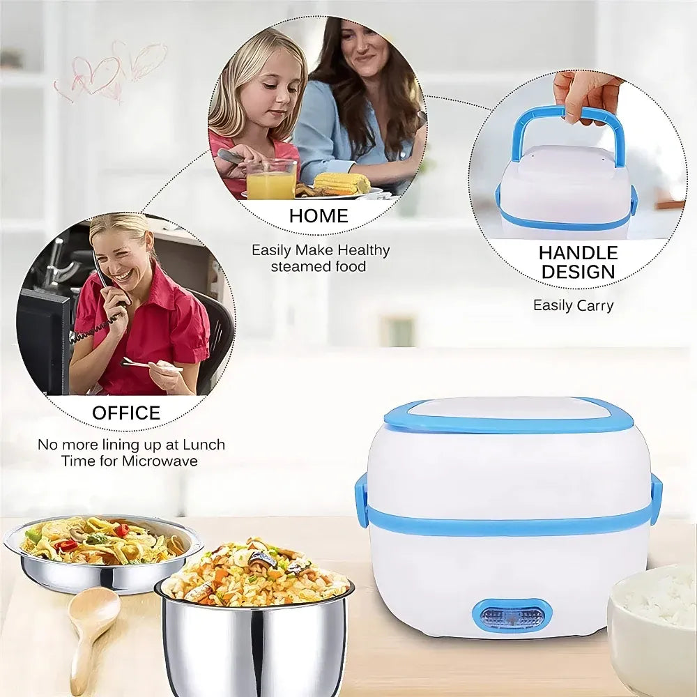 3-in-1 electric lunch box - home & kitchen