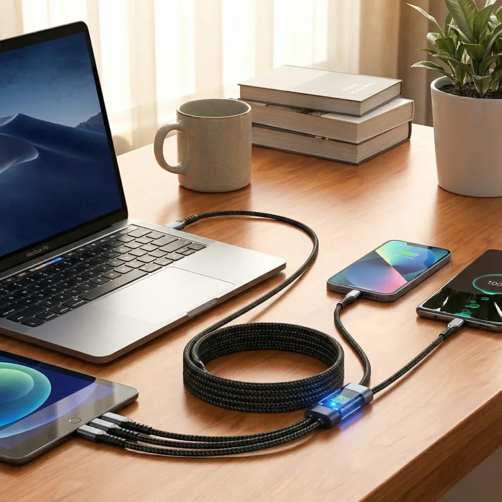 3-in-1 fast charging cable - electronics