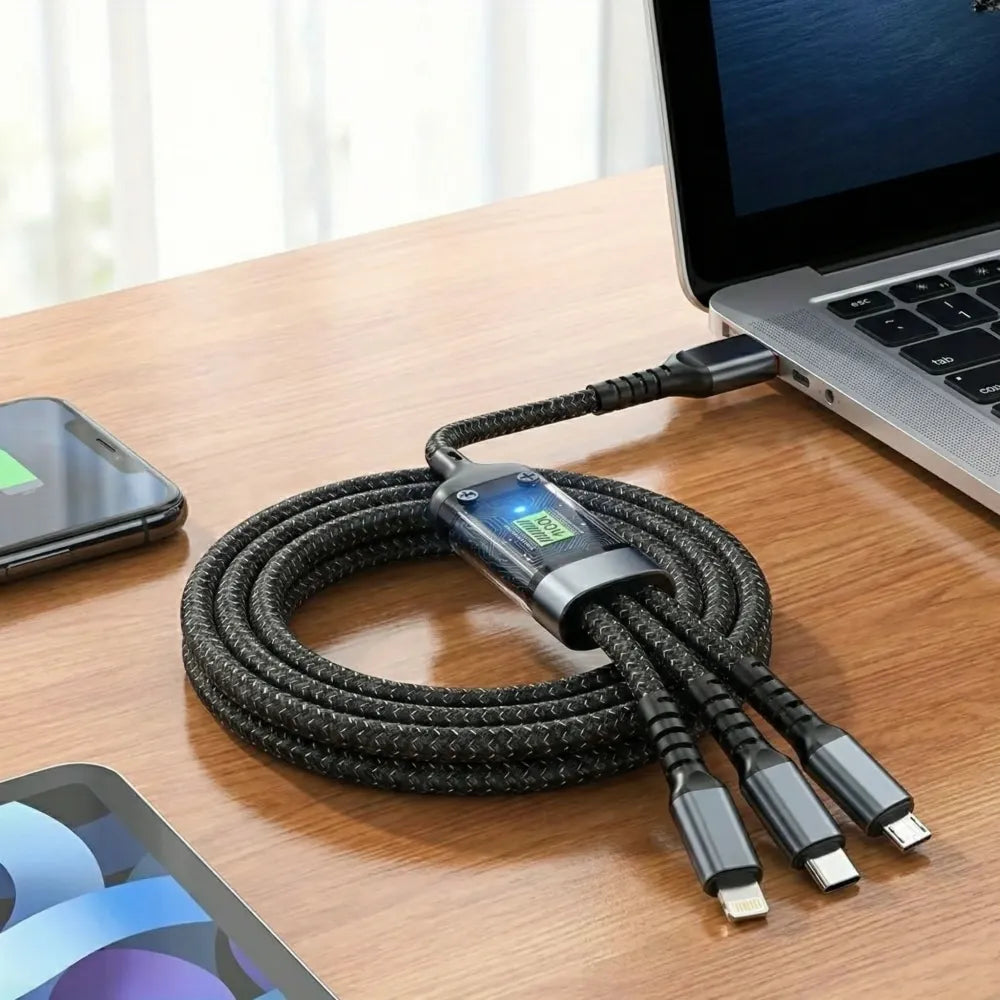 3-in-1 fast charging cable - electronics
