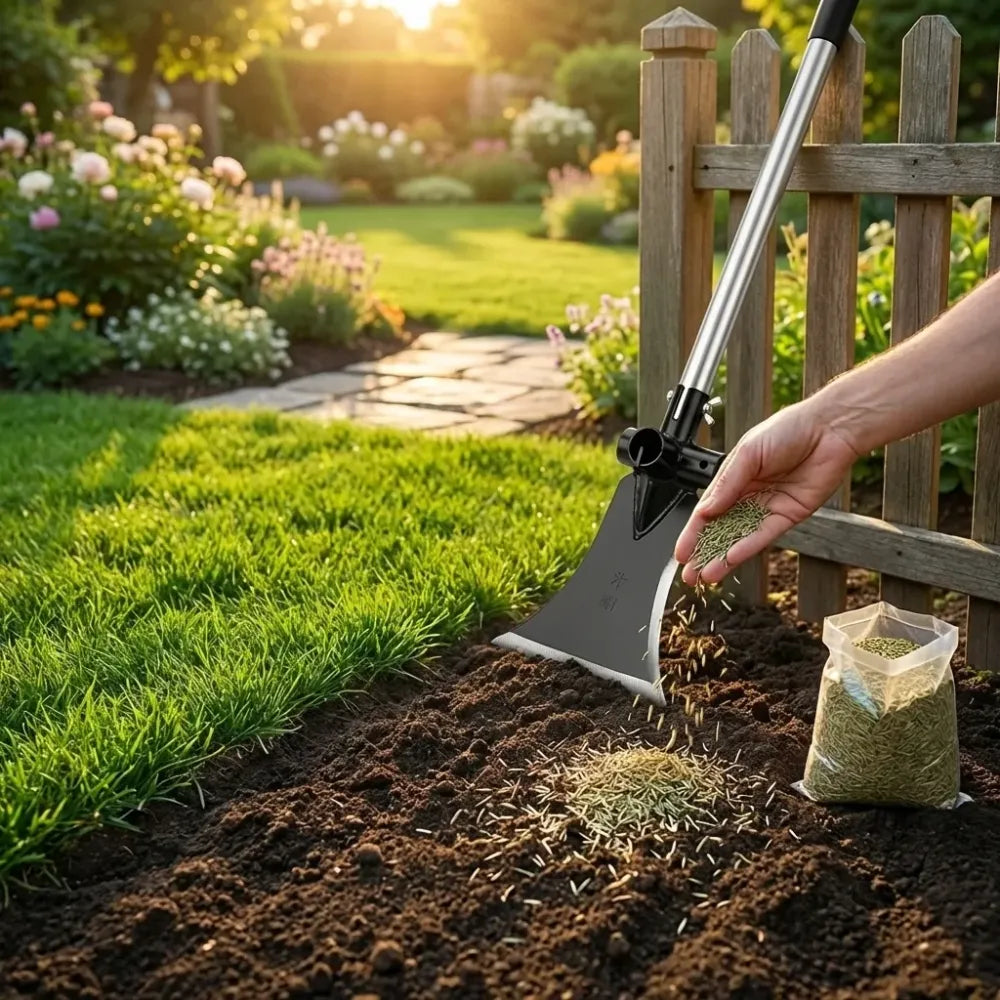 3-in-1 garden shovel