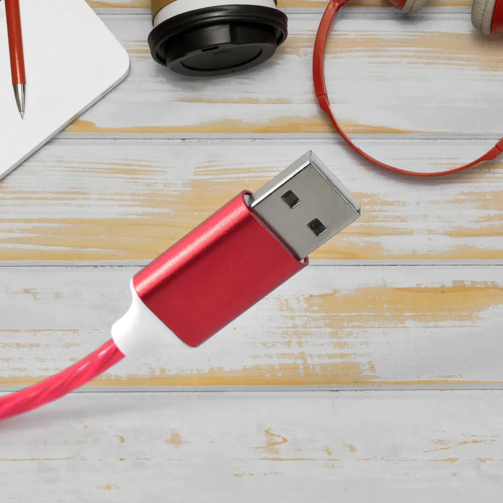 3-in-1 led charging cable - electronics