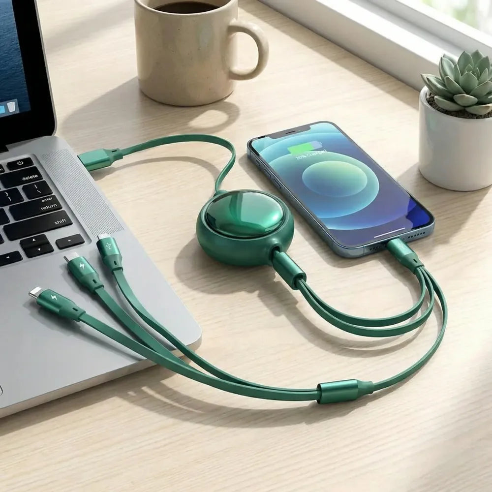 3 in 1 multi charging cable