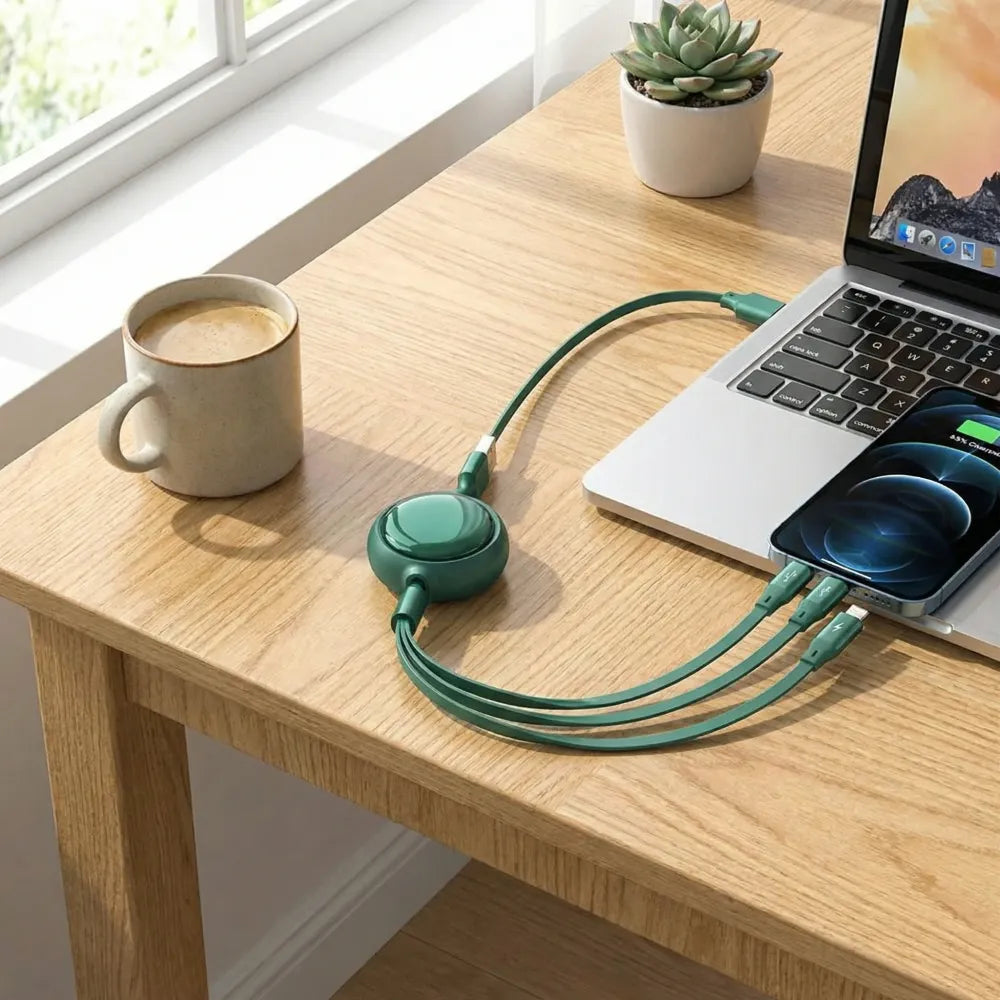 3 in 1 multi charging cable